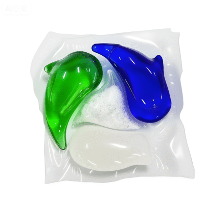 Oxygen laundry Pods for cleaning sunscreen and tanning lotion, used in hotels